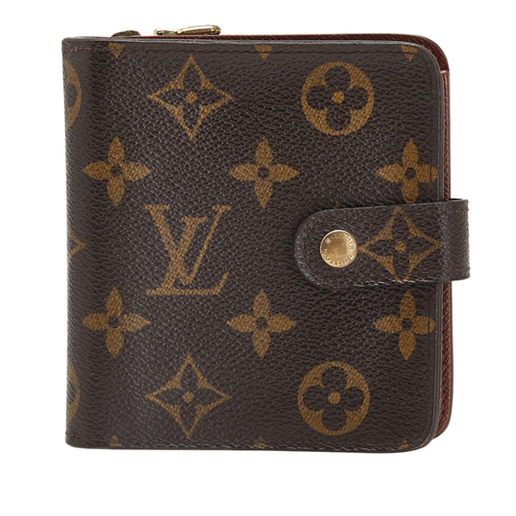 Pre-Loved Louis Vuitton Monogram Bifold Compact Wallet - Picture 1 of 11